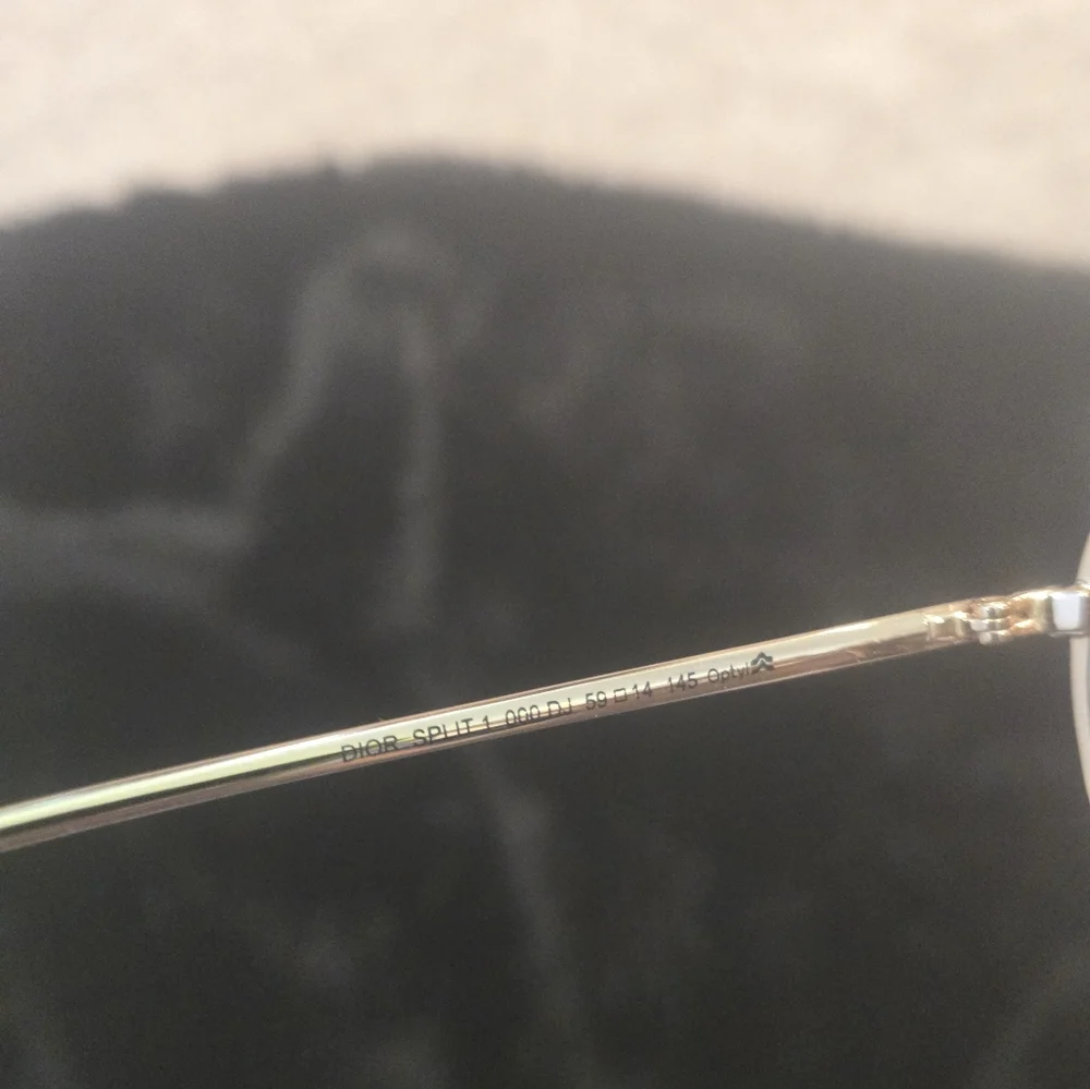 Dior Pink And Gold Aviator Sunglasses - Picture 7 of 12